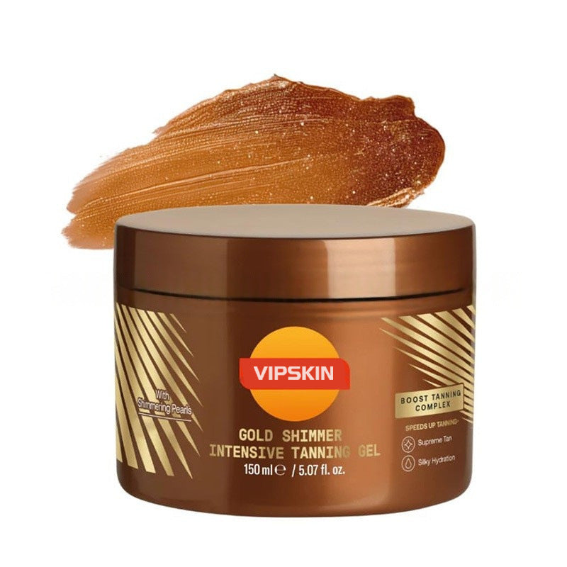 VIPSKIN Gold Shimmer Intensive Tanning Gel 150ml (  glittrig)