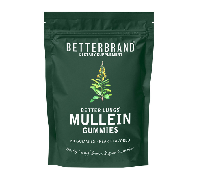 BetterBrand Mullein Gummies - Pear Flavored