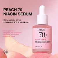 Anua Peach 70% Niacinamide Serum Essence Toner Essence 30ml